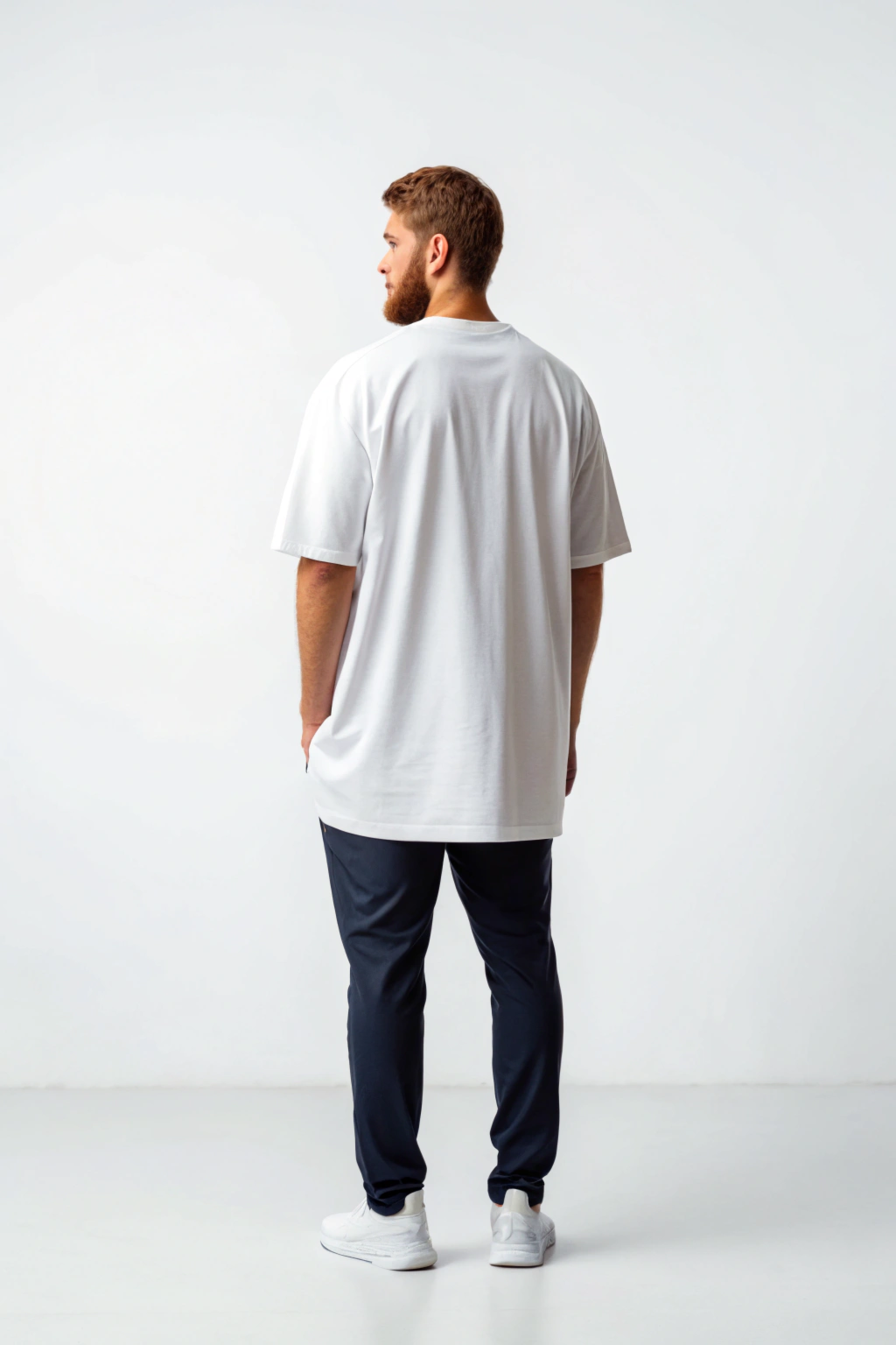 Arcade Oversized Graphic Tee – White