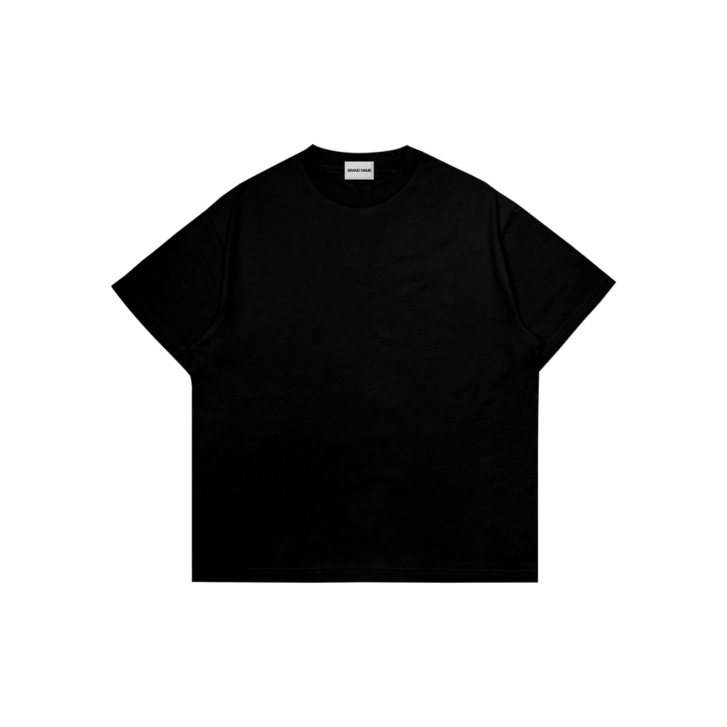 Oversized Black T-Shirt – Premium 100% Cotton